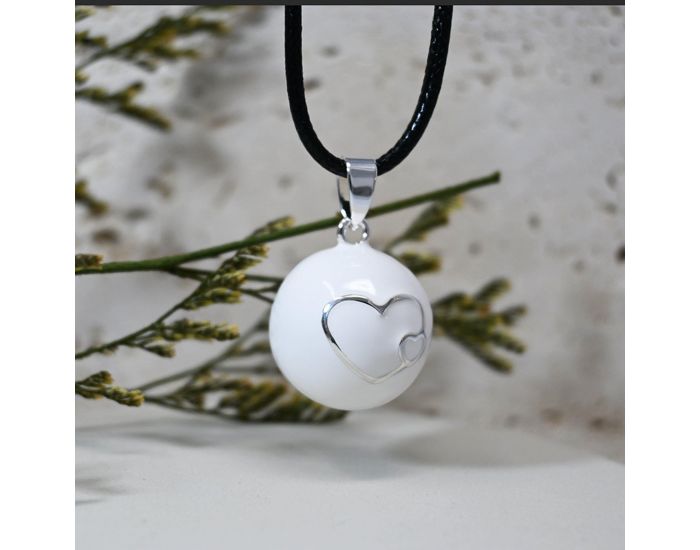 IRR�VERSIBLE Billes pour Bola de Grossesse � Motifs - DIY - 22 mm Azt�que / Bille plaqu�e argent (5)