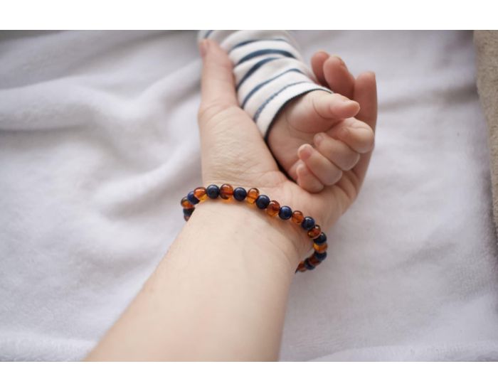 IRR�VERSIBLE Box Bracelet et Collier B�b� / Bracelet Adulte - Ambre et Pierres Naturelles (5)