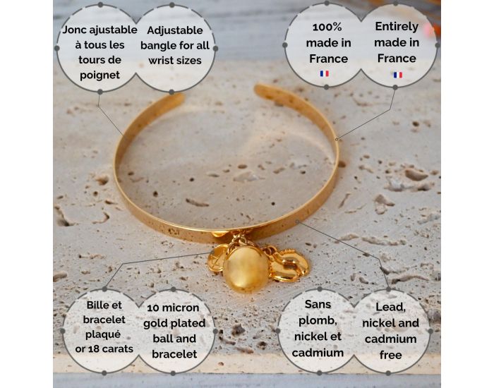 IRR�VERSIBLE Bracelet Bola de Grossesse - Morgan (3)