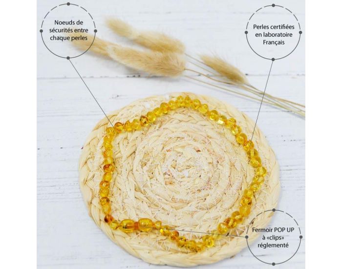 IRR�VERSIBLE Box Bracelet et Collier B�b� / Bracelet Adulte - Ambre - Honey (6)