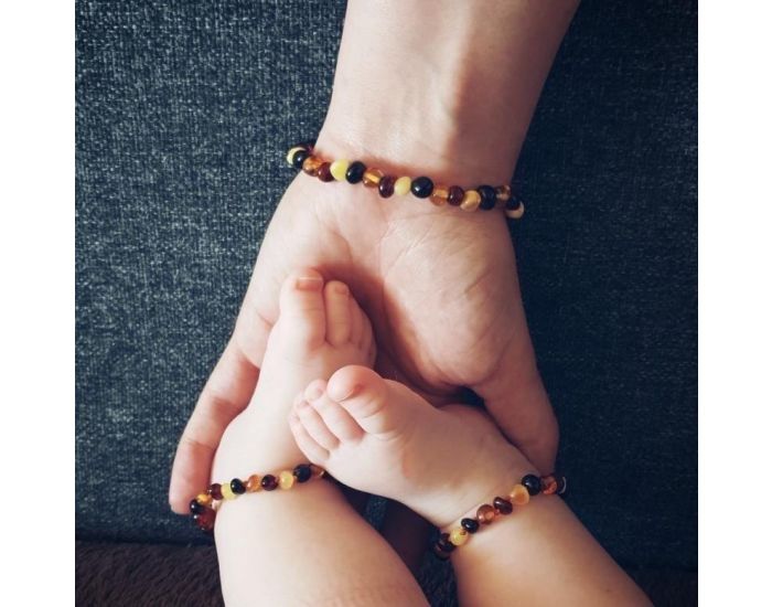 IRR�VERSIBLE Box Bracelet et Collier B�b� / Bracelet Adulte - Ambre - Multi (5)