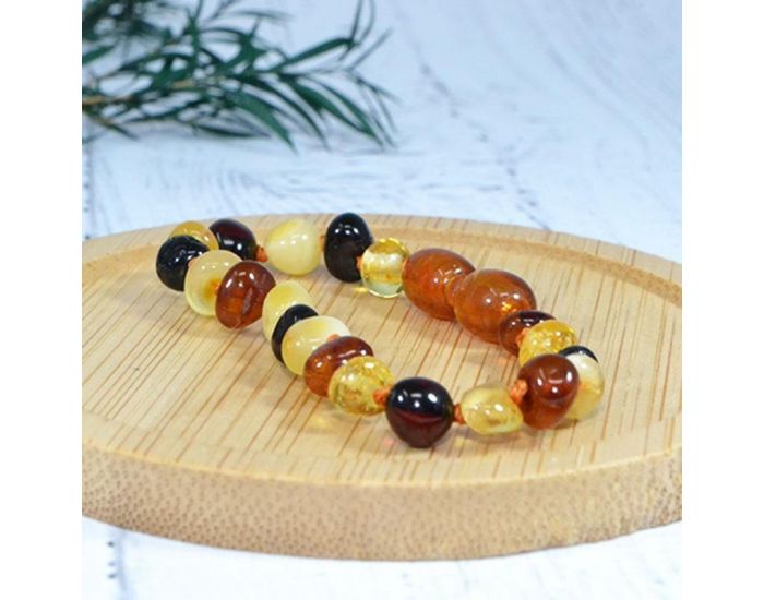 IRR�VERSIBLE Box Bracelet et Collier B�b� / Bracelet Adulte - Ambre - Multi (7)