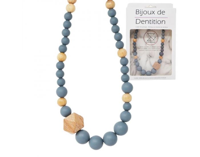 IRR�VERSIBLE Collier d'Allaitement ou de Portage - Silicone et Bois  (6)