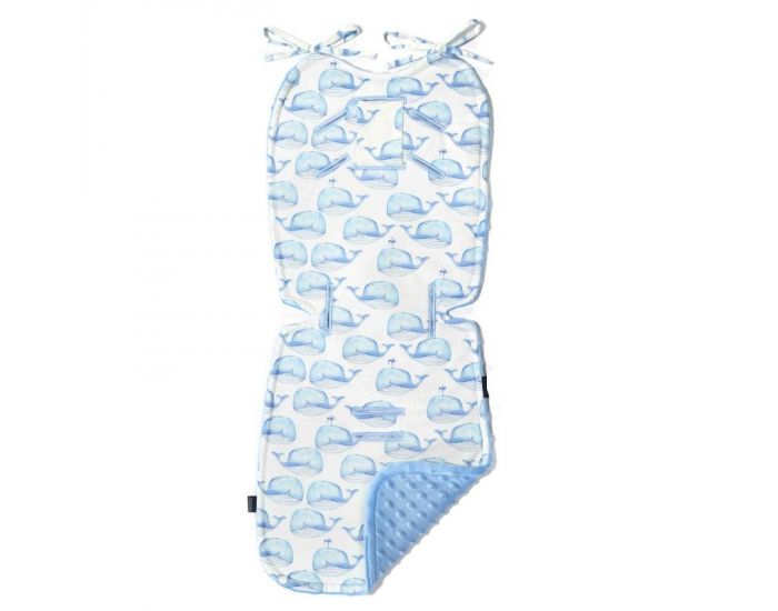 SEVIRA KIDS Assise R�versible pour Si�ge Auto et Poussette - Baleine Moby (3)