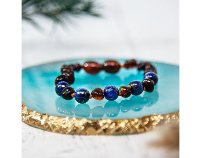 IRRVERSIBLE Bracelet Bb - Ambre / Lapis Lazuli (1)