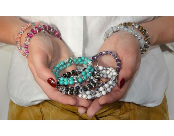 IRR�VERSIBLE Bracelet d'Allaitement - Pierres Naturelles  (9)