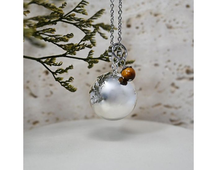 IRR�VERSIBLE Bola de Grossesse Lithoth�rapie - �il du Tigre (2)