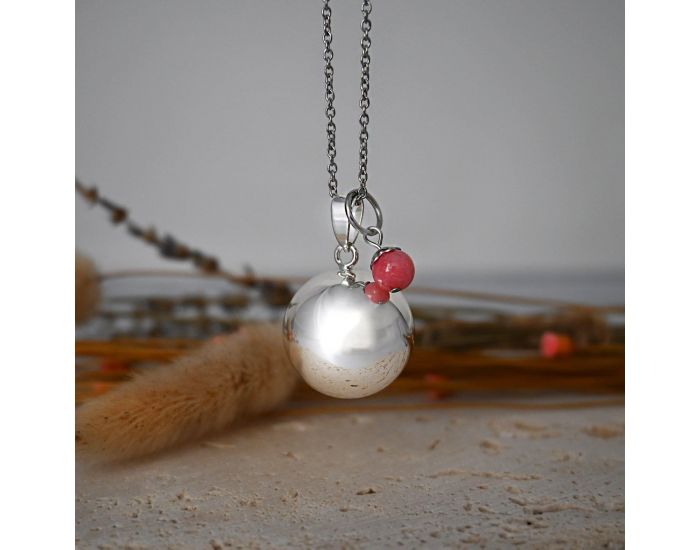 IRR�VERSIBLE Bola de Grossesse Lithoth�rapie - Quartz Rose (4)