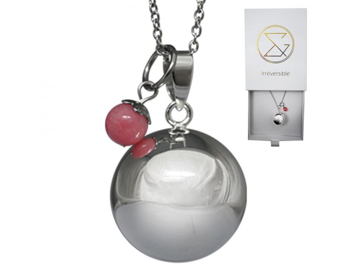 IRR�VERSIBLE Bola de Grossesse Lithoth�rapie - Quartz Rose (1)