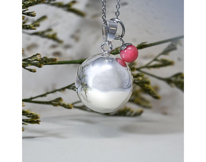 IRR�VERSIBLE Bola de Grossesse Lithoth�rapie - Quartz Rose (2)