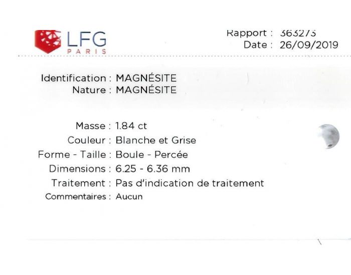 IRRVERSIBLE Bola de Grossesse Litothrapie - Howlite Magnsite (6)