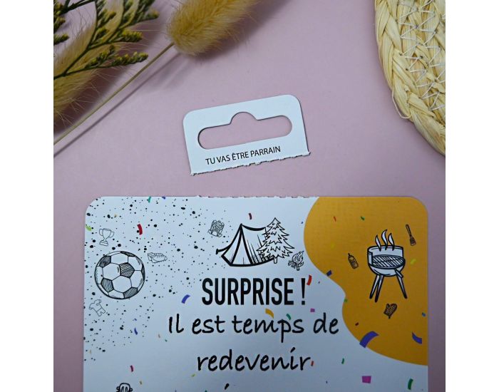 IRR�VERSIBLE Carte � gratter - Veux tu �tre Parrain (2)