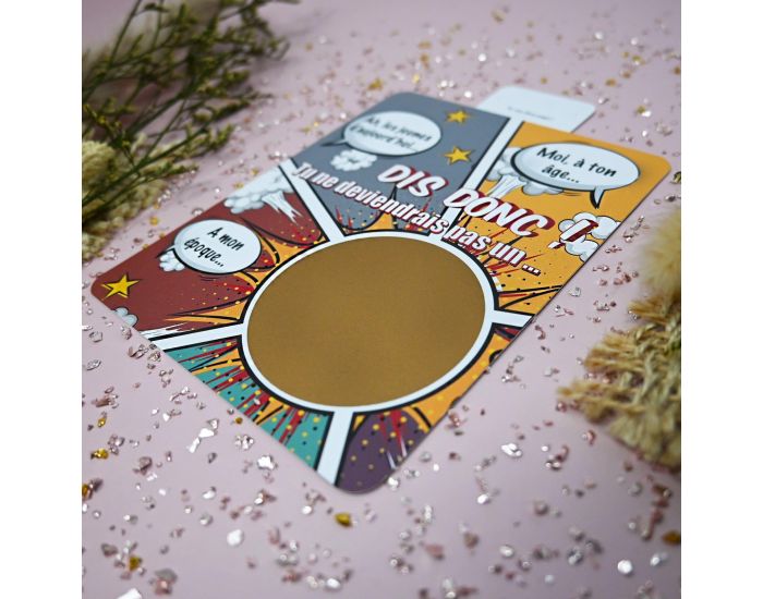 IRR�VERSIBLE Carte � Gratter - Tu vas �tre Papi (3)