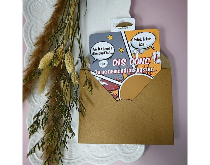 IRR�VERSIBLE Carte � Gratter - Tu vas �tre Papi (7)