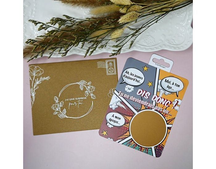 IRR�VERSIBLE Carte � Gratter - Tu vas �tre Papi (8)