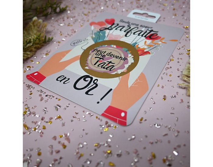 IRR�VERSIBLE Carte � Gratter - Tu vas �tre Tata (4)