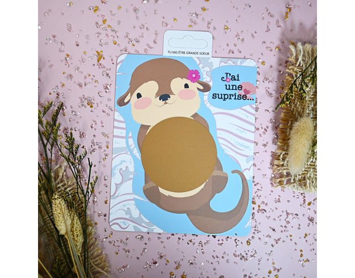 IRR�VERSIBLE Carte � Gratter - Je vais �tre Grande Soeur (1)