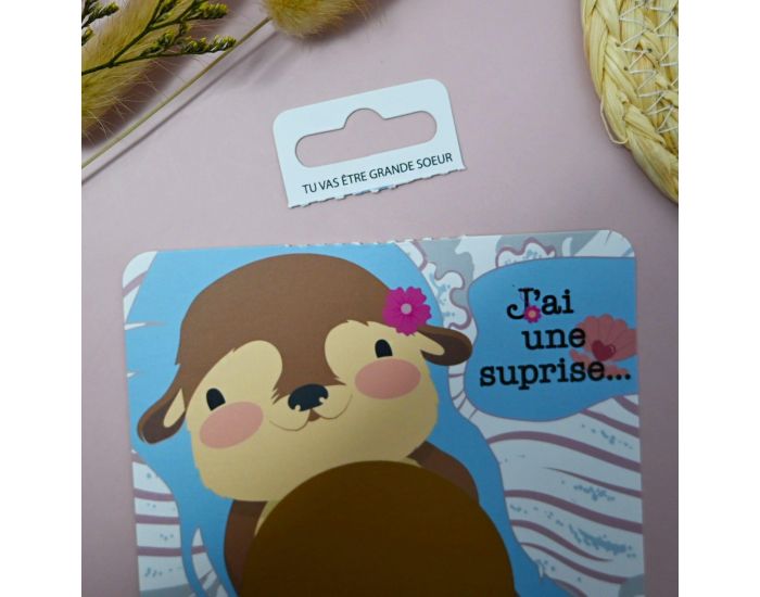 IRR�VERSIBLE Carte � Gratter - Je vais �tre Grande Soeur (2)