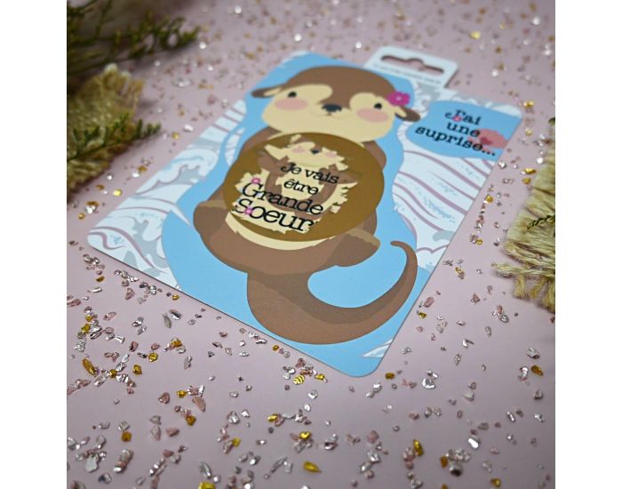 IRR�VERSIBLE Carte � Gratter - Je vais �tre Grande Soeur (4)