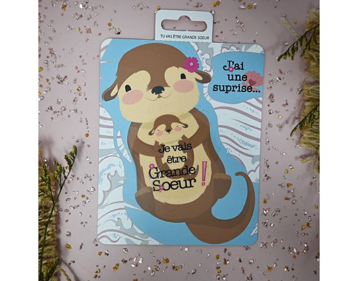 IRR�VERSIBLE Carte � Gratter - Je vais �tre Grande Soeur (6)