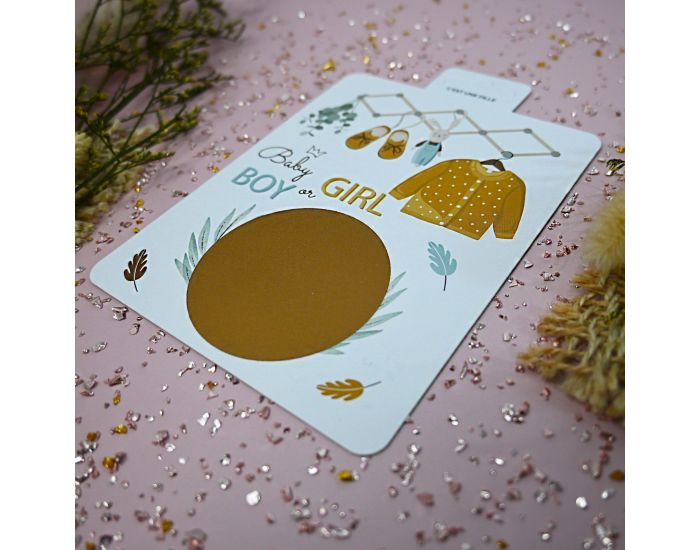 IRR�VERSIBLE Carte � Gratter - C'est une Fille (3)