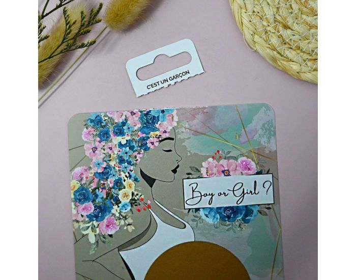 IRR�VERSIBLE Carte � Gratter - C'est un Gar�on (2)