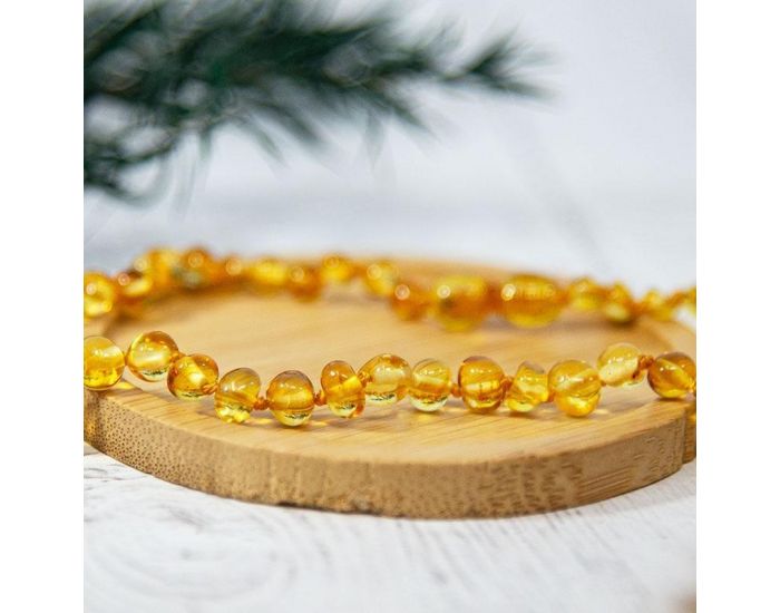 IRR�VERSIBLE Box Collier B�b� et 2 Bracelets Adulte - Ambre (3)