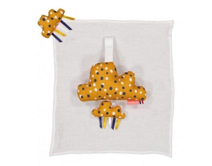 MELLIPOU Coffret Naissance Doudou & Bo�te Musicale - Jaune - D�s la Naissance (1)