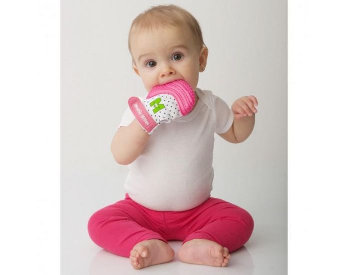 SEVIRA KIDS Moufle mitaine de dentition en silicone Gris (18)