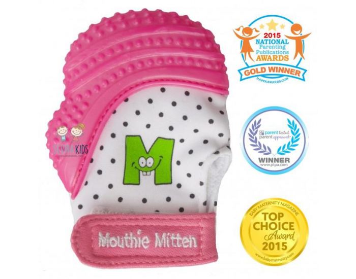 SEVIRA KIDS Moufle mitaine de dentition en silicone Gris (19)