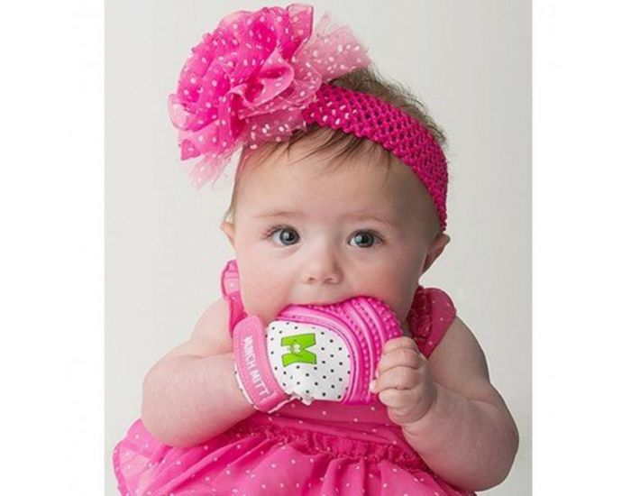 SEVIRA KIDS Moufle mitaine de dentition en silicone Gris (20)