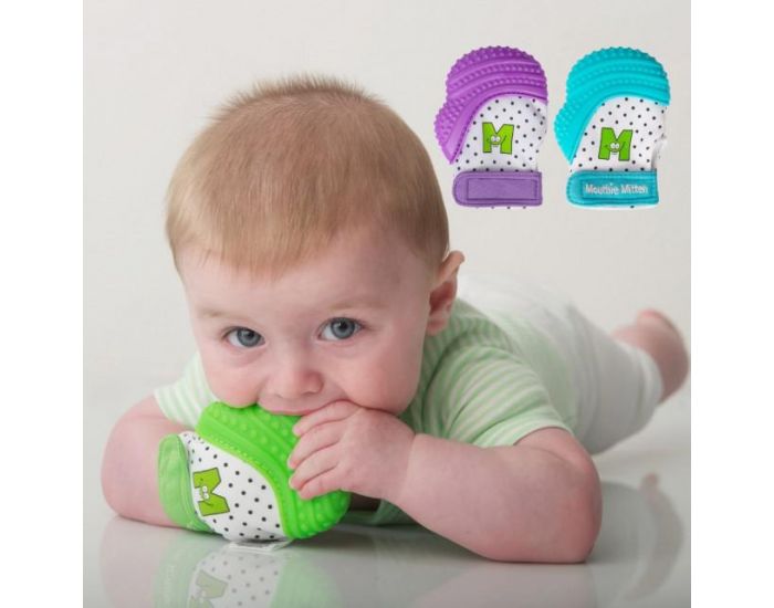 SEVIRA KIDS Moufle mitaine de dentition en silicone Gris (26)