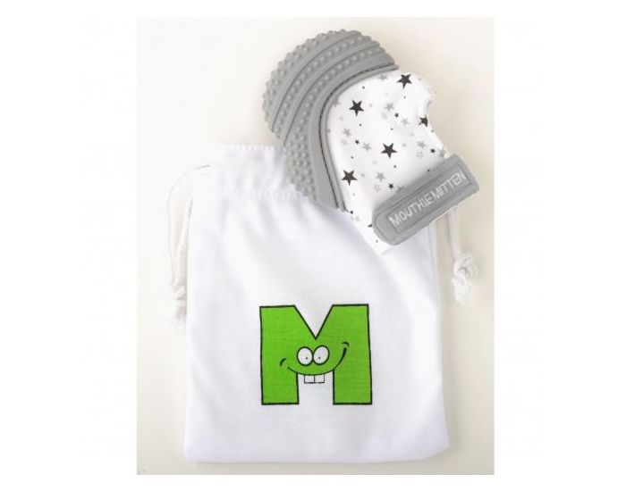 SEVIRA KIDS Moufle mitaine de dentition en silicone Gris (6)