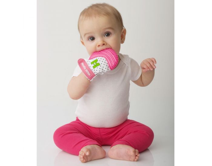 SEVIRA KIDS Moufle mitaine de dentition en silicone Gris (9)