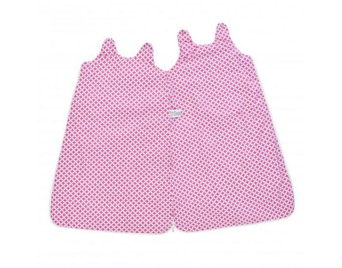 SEVIRA KIDS Gigoteuse turbulette bb en minky doux - Blanc Rose (17)