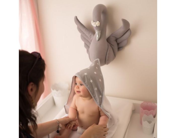 SEVIRA KIDS Sortie de Bain Extra Large 100x100cm - Stars (14)