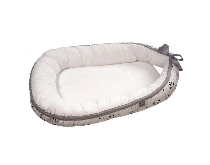 SEVIRA KIDS Nid b�b� - cocon co-dodo r�ducteur de lit - Panda Vert (1)