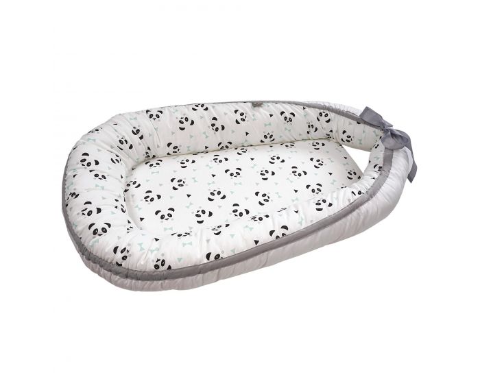 SEVIRA KIDS Nid b�b� - cocon co-dodo r�ducteur de lit - Panda Vert (5)
