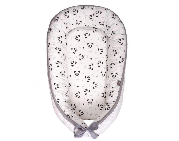 SEVIRA KIDS Nid b�b� - cocon co-dodo r�ducteur de lit - Panda Vert (8)