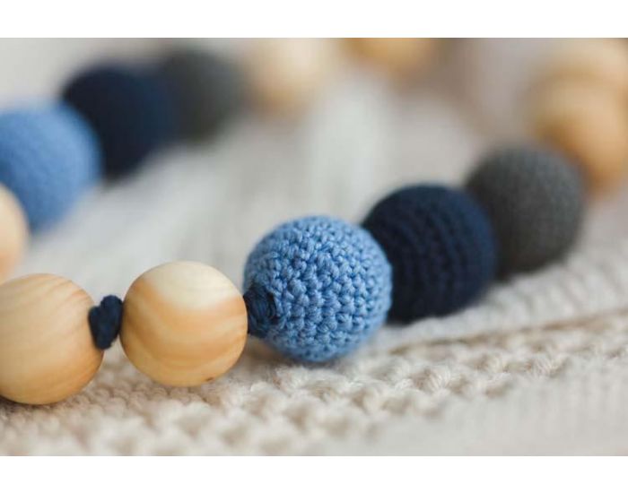 KANGAROO CARE Collier d'allaitement et de portage Charcoal et Navy Genvrier - BN017 (3)