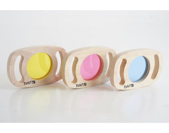 TICKIT Set de 3 miroirs transparents - D�s 12 mois (1)