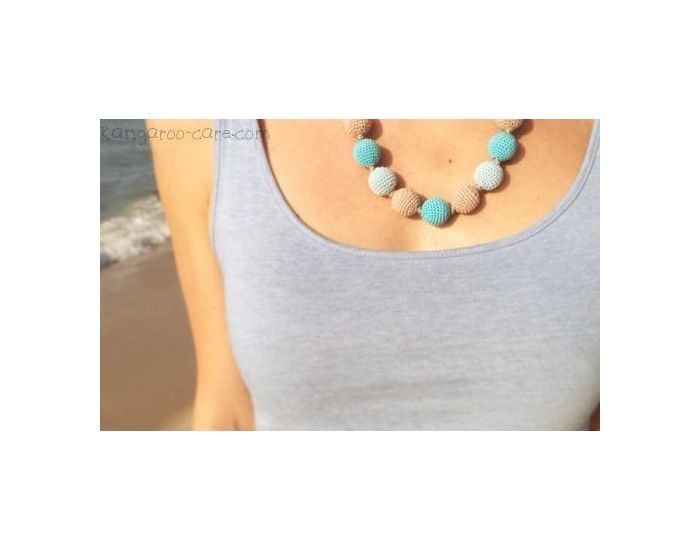 KANGAROO CARE Collier d'allaitement et de portage Lagoon Genvrier - KN002 (1)