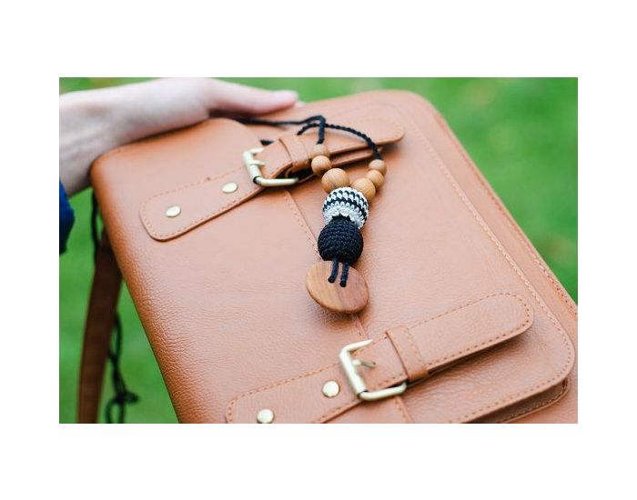 KANGAROO CARE Collier d'allaitement et de portage Black & Zebra Pommier - BN002 (3)