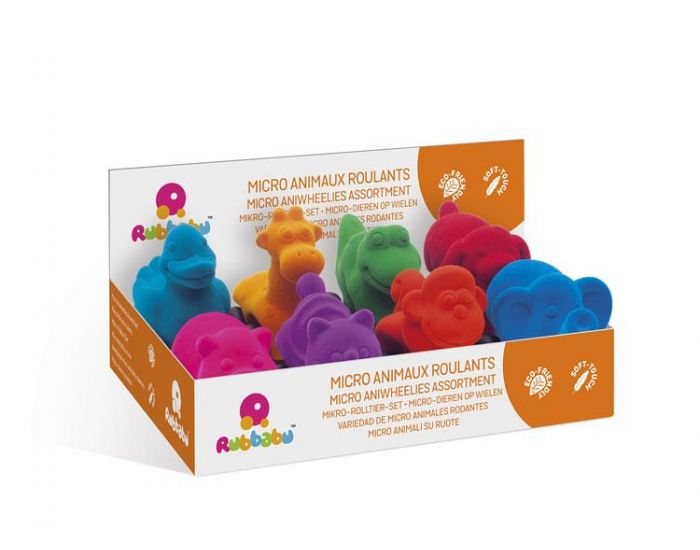 RUBBABU Animal roulant Cochon Rose - D�s 12 mois (3)