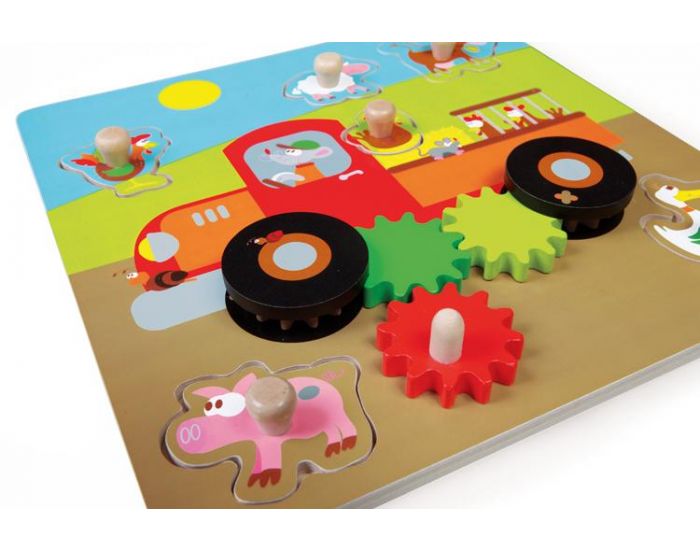 SCRATCH EUROPE Puzzle d'encastrement Ferme - D�s 18 mois (2)