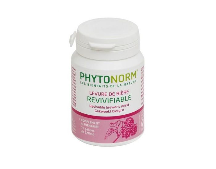 PHYTONORM Levure de bi�re revivifiable 180 g�lules (1)