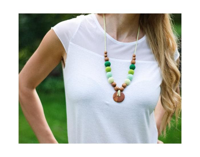 KANGAROO CARE Collier d'allaitement et de portage Green Chne - BN021 (1)