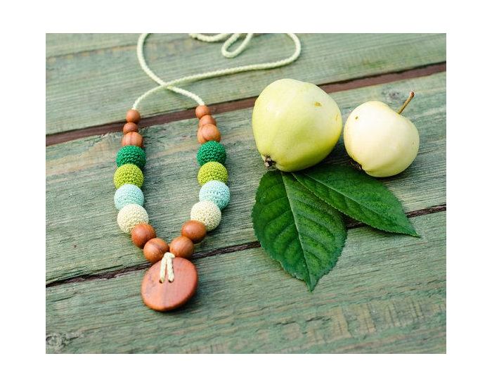 KANGAROO CARE Collier d'allaitement et de portage Green Chne - BN021 (6)