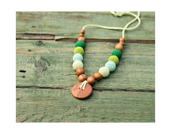 KANGAROO CARE Collier d'allaitement et de portage Green Chne - BN021 (9)