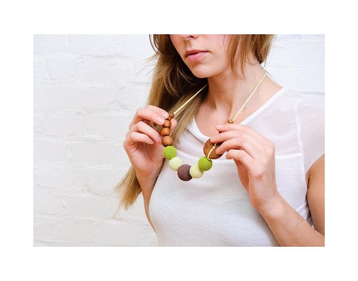 KANGAROO CARE Collier d'allaitement et de portage Avocado Pommier - BN030 (4)